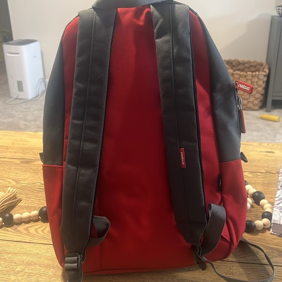 Projekt Karl Red/charcoal Backpack - Picture 5 of 7